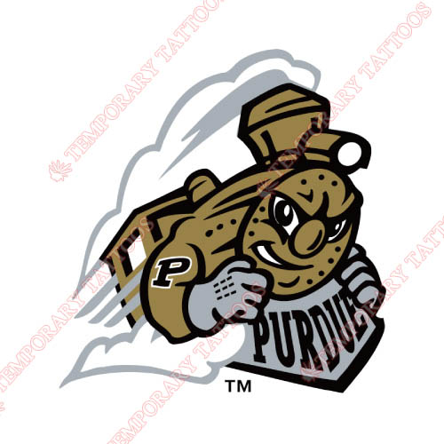 Purdue Boilermakers Customize Temporary Tattoos Stickers NO.5945